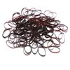 Dofash 2 * 75MM Snag-free Elastic Hair Ties Rubber Bands for Hair Elastic Hair Bands Hair Rubber Bands Hair Elastics for Women's Hair - 150pcs (Brown)