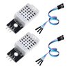 HiLetgo 2pcs DHT22/AM2302 Digital Temperature And Humidity Sensor Module Temperature Humidity Monitor Sensor Replace SHT11 SHT15 for Arduino Electronic Practice DIY