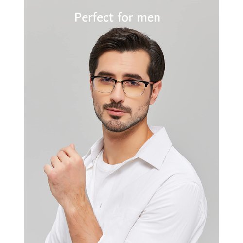 ANRRI Blue Light Blocking Glasses Light Frame Eyeglasses Gaming Computer Glasses