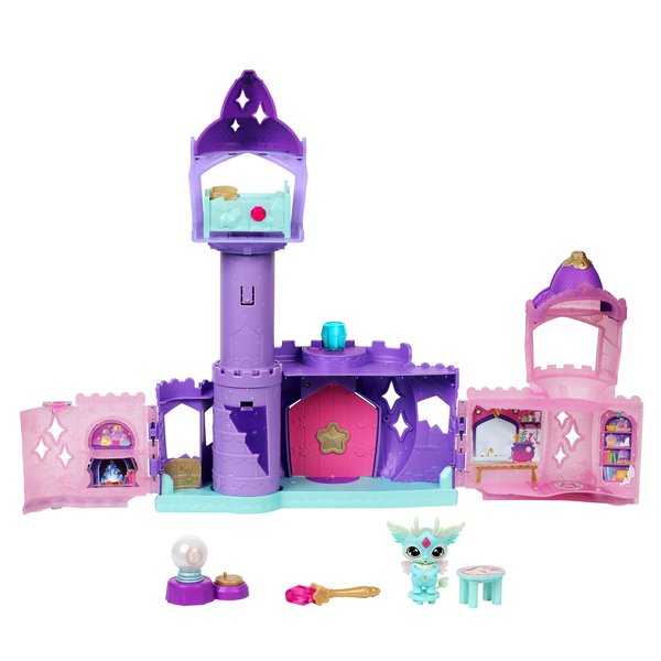 Magic Mixies Mixlings Magic Castle Playset, Expanding Playset with Magic Wand That Reveals 5 Magic Moments, for Kids Aged 5 and Up