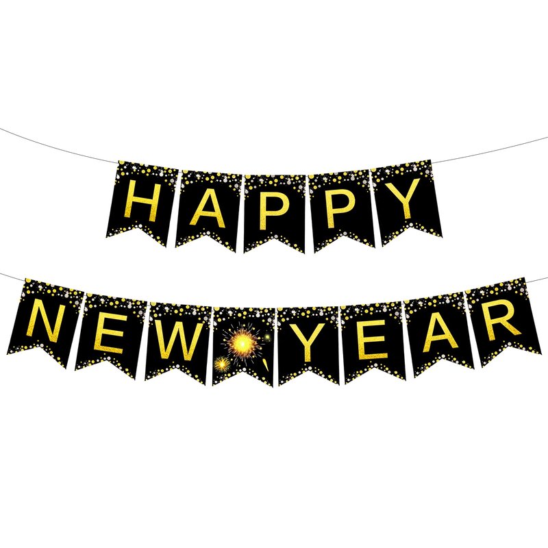 KatchOn Happy New Year Banner - Large 10 Feet No DIY | New Years Eve ...