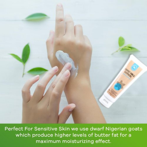 Honey Sweetie Acres Unscented Goat Milk Lotion - Cruelty Free Goat Milk Body Lotion Premium Hydrating Goat Milk Lotion For Women Great Moisturizing Goat Milk Lotion (4 Oz, Unscented)