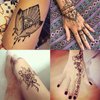 Temporary Tattoos Ink, Semi Permanent Tattoos, DIY Fake Freckles Temporary Tattoos for Women Men Kids,Summer Trend Freehand Ink with 78 Pcs Free Tattoo Stencils,Jagua Gel - Full Kit 5 Bottles