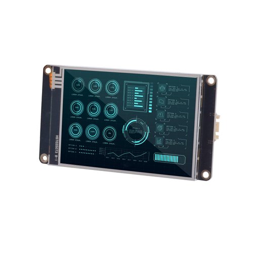 Nextion 3.5″ Enhanced HMI Display Module NX4832K035 Resistive LCD-TFT Touch Screen 480 * 320, with RTC Function and 8 Digital GPIOs, Suitable for 3D Printers, Beauty Device, etc.