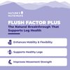 Flush Factor Plus - Original Formulated FlushFactorPlus for Leg Comfort, 100% Natural Ingredients, Made in USA, No Stimulants | 30 Capsules, 6 Month Supply