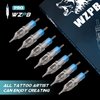 WZPB Tattoo Cartridge Needles - 40Pcs Mixed Size Tattoo Needles 1203RL 1205RL 1205RS 1207RS 0.35mm Professional Needles Round Line Shader for Beginners or Artists