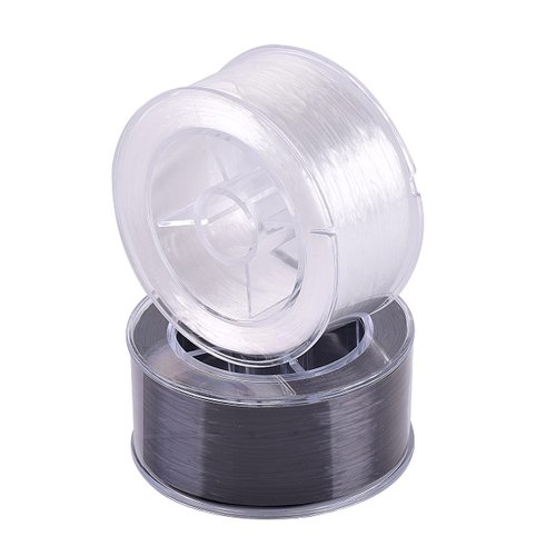 KONMAY 2 Rolls 0.8mm Flat Stretchy Bracelet Strings with Organizing Case, 180 Yards Black and White Crystal Elastic Thread Cord for Jewelry Bracelets Making and Beading