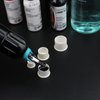 [ I AM NOT PLASTIC ] Biodegradable Tattoo Ink Cup DISCOVER 200Pcs ECO Friendly Caps with Base for Hold Ink Pigments Supplies (BIO-FBC11)