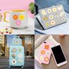 105 PCS Daisy Flower Temporary Tattoos Cute Birthday Party Decorations Favors Supplies Decor Groovy Spring Boho Yellow While Daisy Flower Hippie Stickers For Girls Gift School Prizes Rewards