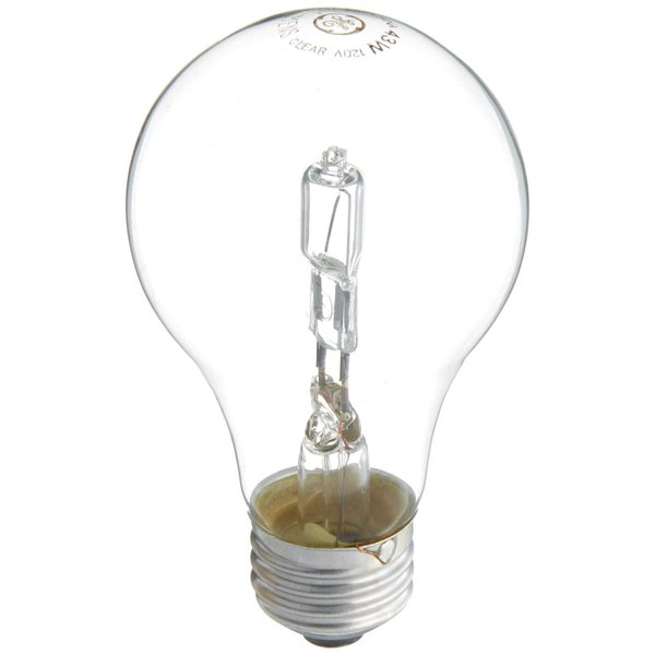 GE Lighting 043168787963 78796 43 Watt Clear A19 Halogen Light Pack of 3 (Each 2 Bulbs), 6 Count (Pack of 1)