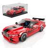 Mould King Speed Champion M8 Racing Car Building Kit with Acrylic Display Case, 27072 Collectible Model Car Kits, Building Blocks Kit Racing Toy Cars for Adult Kids 8+(481 PCS)