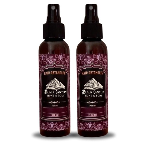 Black Canyon Irish Cream Scented Hair Detangler with Argan Oil, 4 Oz (2 Pack)