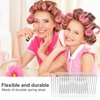 Rimoev 20 PCS Hot Curler Clips Replacement Kit, Hot Rollers Clips for Long Hair, Portable Hot Roller Securing Pins Curlers Fits 1½ Inch Hair Hot Rollers