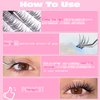 Lash Clusters Wispy Individual Lash Extensions Natural Cluster Lashes 9-11MM 96pcs DIY Eyelash Extension C Curl Eyelash Clusters by Ruairie