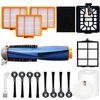 Avaenzo Replacement Parts for Shark AI AV2501S AV2501AE RV2502AE RV2520AOUS AV2510AOUS AV2511AE RV2610WA AV2610WA Accessories Kit with Main Brush,Filters,Foam Filters,Primary Filter,Side Brushes