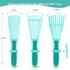 Detangling Hair Brush,Hair Detangler Brush and Wide Tooth Comb Set for Black Natural Curly Wet Dry Thick Straight Long Hair, Afro American Type 3a-4c, Comfortable Grip,Easy to Clean, Durable