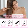 Shining Pink Hair Tinsel, 47 Inch 800 Strands Sparkle Hair Heat-Resistant Tinsel Hair Extensions, Easy for DIY, Sparkling Shiny Hair Tinsel Strands for Children Girls Women(Shining Pink)