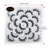 False Eyelashes Natural Look Synthetic Fibers Long Big Eyelashes Lashes Pack 10 Pairs by PANLOPU (B07-15x18x15mm)