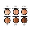 EVE PEARL HD Dual Foundation Full Coverage Foundation Set Long Lasting Everyday Non Greasy Lightweight Texture Makeup Set 3,6,12 Value Packs (Pack of 6, Fair)
