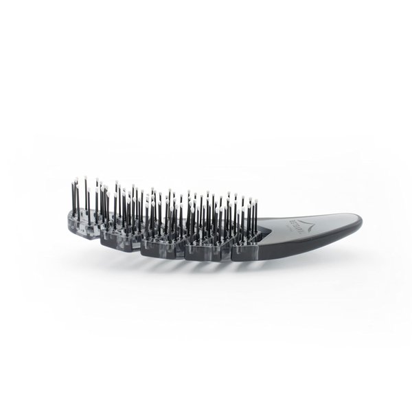 Phillips Brush Traveler - Travel Purse Sized Hair Brush Flexible Vented Brush Beaded Tip Nylon Bristles for Detangling & Anti Static