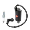 MOTO1988 Ignition Coil and Igniter CDI & Spark Plug Kit For Kawasaki Bayou 300 KLF300 1988-2004