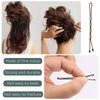 AIEX 50Pcs Hair Pins Kit Hair Clips Secure Hold Bobby Pins Hair Clips for Women Girls and Hairdressing Salon (Brown)