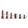 AMEROUS Magnetic Wooden Chess Pieces, Tournament Staunton Wood Chessmen Pieces Only, 3.03" King Figures Chess Game Pawns Figurine Pieces with 2 Storage Bags, Replacement of Missing Pieces