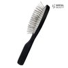 Hand Made Long Pin Oval Hair Brush - No Pulling, Detangles, Stimulates Scalp, No Split Ends, Thick to Normal Hair