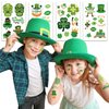 252+ PCS St Patricks Day Temporary Tattoos For Kids Men Women, 36 Sheets Green Shamrock Tattoos Stickers, Saint St. Patrick's Day Fake Tattoos for Adults, Irish Parade and Party Favors Decoration