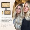 MioYio I Tip Hair Extensions Human Hair 30G/Pack Virgin Hair Itip Human Hair Extensions Dark Blonde to Highlighted Blonde Pre Bonded I Tip Real Hair Extensions Long Straight #18/613 22Inch