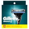 Mach3 Razor Refills for Men, 12 Razor Blade Refills