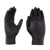 X3 Black Nitrile Disposable Industrial Gloves 3 Mil, Latex/Powder-Free, Food-Safe, Non-Sterile, Textured, Medium, Box of 100