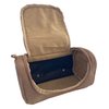 CASEBUDi Ski and Snowboard Goggle Case | Holds all types of Goggles (Tan Vegan Leather)