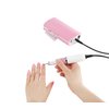 Miss Sweet Portable Nail Drill Machine Rechargeable Electric Nail File for Acrylic (Pure White)