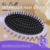 Curl Defining Hair Brush, Wet Hair Brush for Women and Men, Detangler Hairbrush for Wet & Dry Hair, Styling Brush for Curly Hair, Shaping and Defining Curls for Long/Wavy/Damaged Hair, Purple