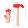 2 Pack Wooden Hammer Toys Simulation Hammers Maintenance Tools Educational Toys for Kids Birthday Party Games Supplies
