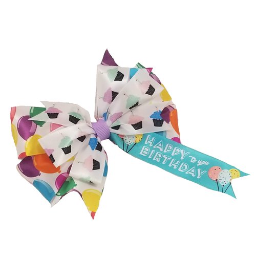 Birthday Hair Bow