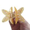 Funny Wacky Starfish Hair Clip,Acetate Claw Clips,Hair Clips for Women,Yellow