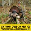 ESH Batwing Cut Mouth Turkey Call - Easy to Use Diaphragm Turkey Call with Realistic Turkey Sounds for Beginner and Pro Hunters - Premium Turkey Hunting Accessories