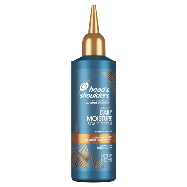 Head & Shoulders Scalp Cream Royal Oils Daily Moisture 5 Ounce (150ml) (2 Pack)