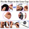40.5mm Snap-on Lens Cap Cover with Keeper for Sony E-Mount 16-50mm F3.5-5.6 Lens for Sony Alpha a6600 a6500 a6400 a6300 a6100 a6000 a5100 a5000 Camera, ULBTER Lens Cap & Lens Cover Leash -2 Pack