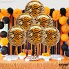KatchOn, Tiger Balloons for Birthday Party - Big 22 Inch, Pack of 6 | Tiger Stripe Balloons, Tiger Print Balloons for Tiger Party Decorations | Tiger Birthday Decorations | Tiger Decorations for Party
