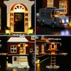 BrickBling LED Lighting Compatible with Lego Home Alone 21330 Building Kit, Newest Sound Version Light Compatible with Lego 21330, Play Music (Not Included The Model)