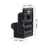 Plastic 301 Acoustic Guitar Preamp Pickup Guitar Pickup Tuner Preamp Black