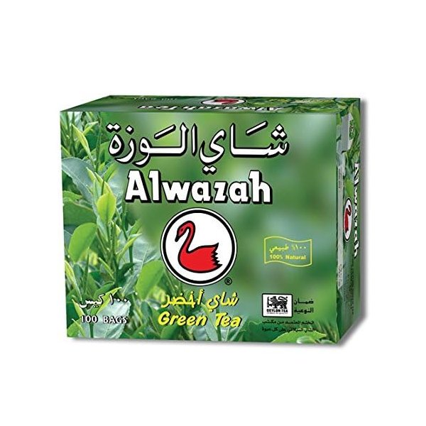 Alwazah green tea, 100-bag box, 200-g