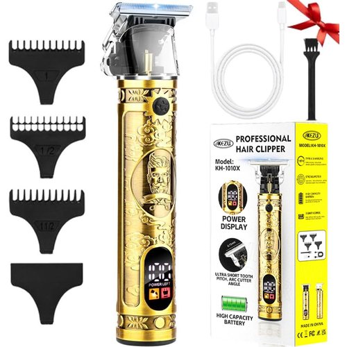 Hair Clippers Trimmer for Men: Beard Trimmer Shavers Electric Razor Shavers with LCD Display,Professional Barber Clippers for Hair Cutting Strong Power Motor Trimmers Kit,with Type C Charger Cable