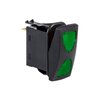 True MODS 12V DC 20A 4-Pin LED ON-Off-ON SPDT Rocker Switch - Green
