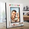 ELLA BUSTA-Italy Picture frame-Wedding, Engaged, Honeymoon, Vacation in Italy- UV Print Italy symbols Design set (5x7 Vertical)
