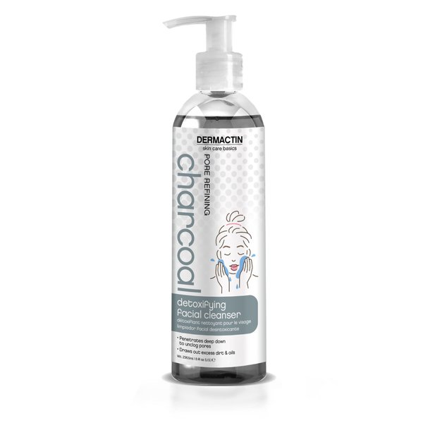 Dermactin-TS Pore Refining Charcoal Cleanser Gel, 8 Fluid Ounce