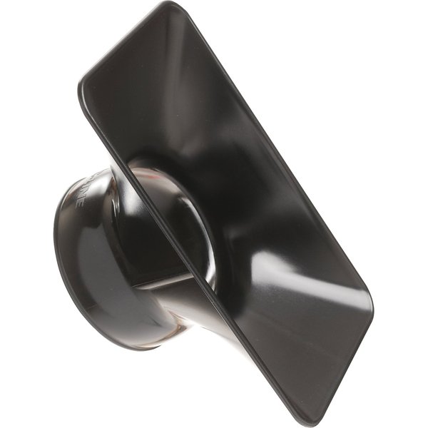 Loc-Line - 81304AS Anti-Static Vacuum Hose Component, Black Acetal Copolymer, Rectangular Nozzle, 6" Length x 3-1/2" Width, 2-1/2" Hose ID